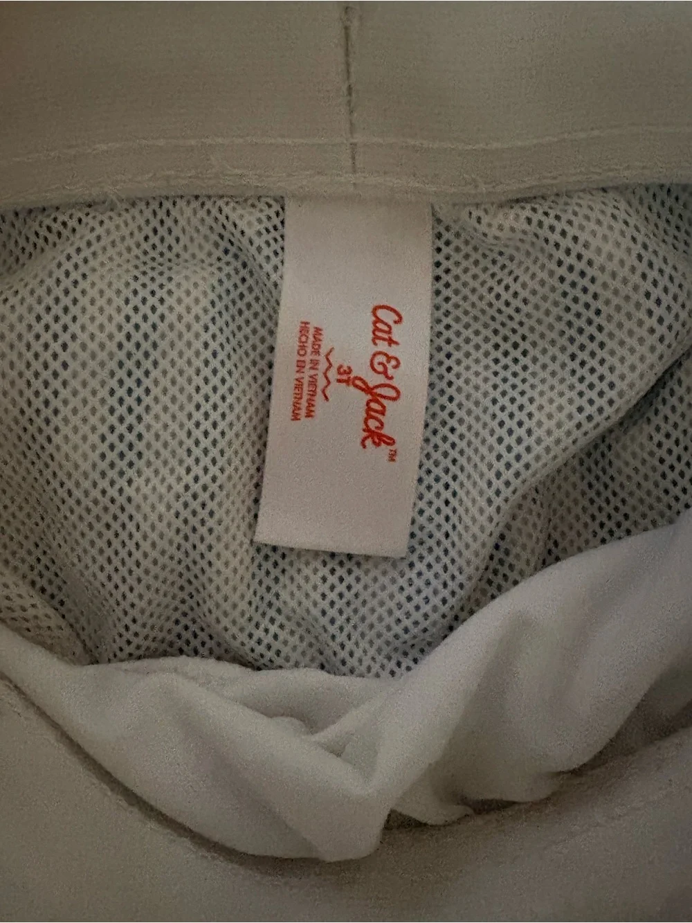 Cat & Jack Blue and White Vertical-Stripe Hybrid Shorts